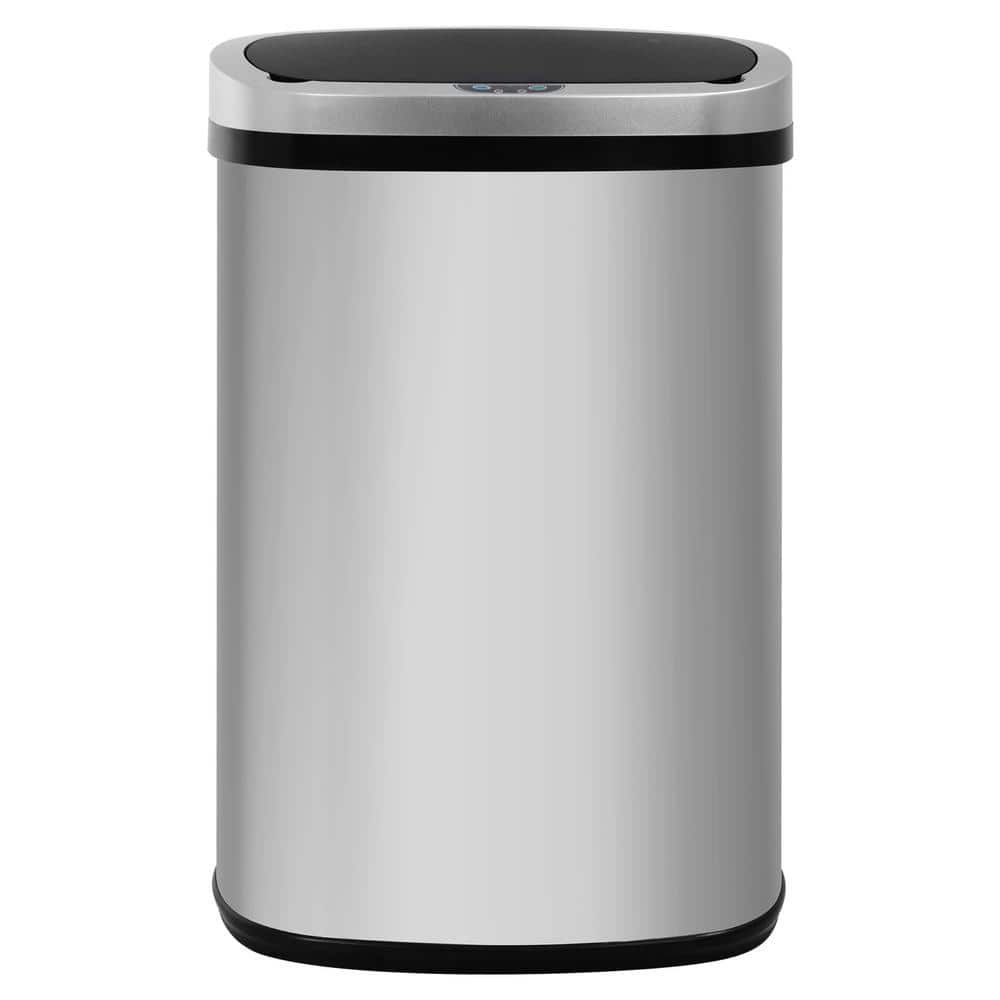 13 Gallon Stainless Steel Touchless Motion Sensor Trash Can