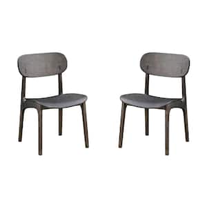Solvang Wood Dining Chairs - Carbonite Finish - (Set of 2)