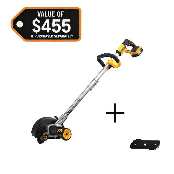 20V MAX Cordless Battery Powered Lawn Edger Kit with (1) 4Ah Battery, Charger & Blade