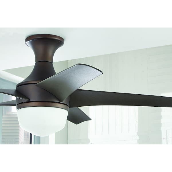 Tuxford 44 in. LED Mediterranean Bronze Ceiling Fan with Light Kit works with Google Assistant and Alexa