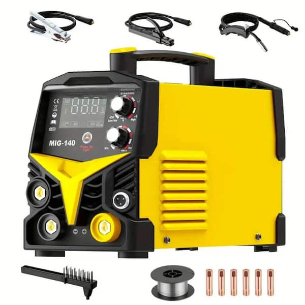 140A MIG Welder 3 in 1 MIG/ARC/Lift TIG Welding Machine 110V with IGBT Inverter Red