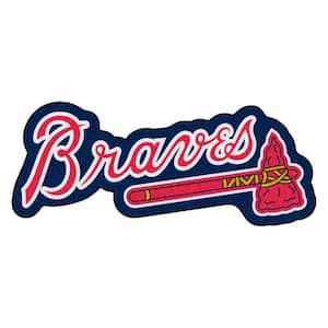 FANMATS Atlanta Braves Gray 2 ft. 6 in. x 6 ft. Ticket Runner Rug 2042 -  The Home Depot