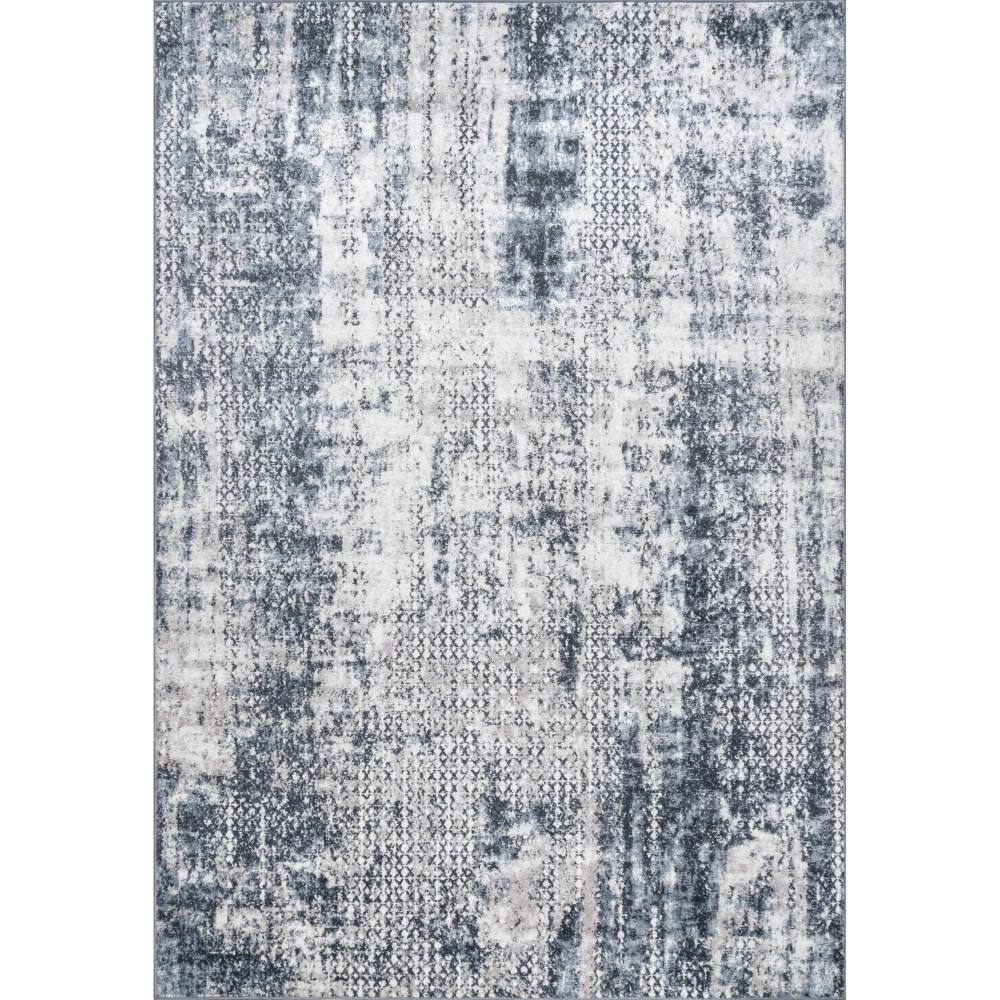 Taylor Modern Abstract Blue Doormat 3 ft. x 5 ft. Accent Rug price history on PriceWatchPro