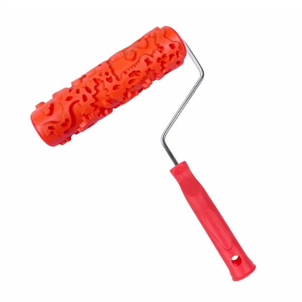 7 in. Rubber Roof Brush Texture Paint Roller for Walls, A Great Tool for Adding Texture to Decorating Projects