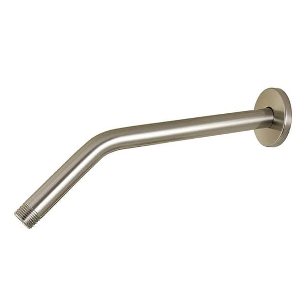 12 in. Shower Arm with Flange in Brushed Nickel