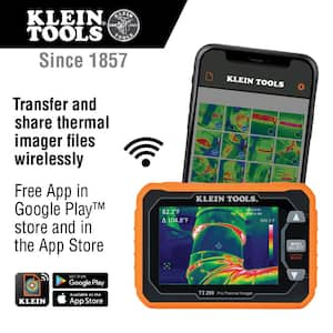 Rechargeable Pro Thermal Imaging Camera, 49,000 Pixels, Wi-Fi Data Transfer (TI290)