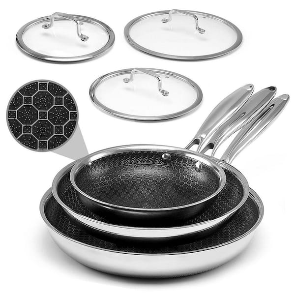 Cookware Set 21-Piece Blue Nonstick Ceramic Cookware Set with Removable Handles, Granite Coating, Induction