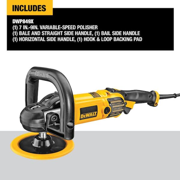 Dewalt Dwp849x 7 / 9 Variable Speed Polisher Withsoft Start Dewalt Dwp849x 7 / 9 Variable Speed Polisher Withsoft Start