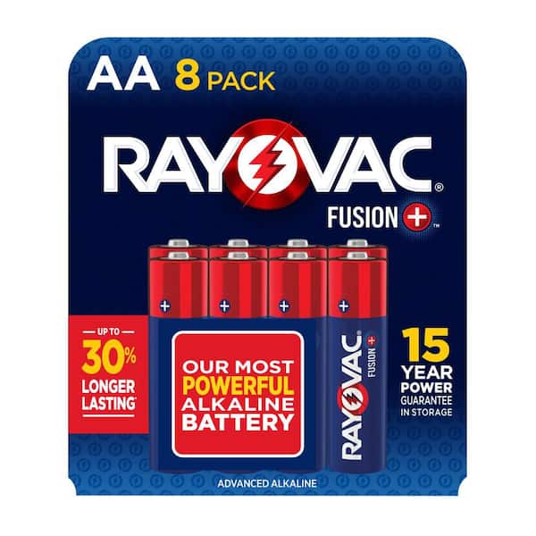 Fusion Alkaline AA Card (8-Pack)