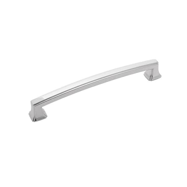 HICKORY HARDWARE Bridges Collection 6-5/16 in. (160 mm) Center-to-Center Chrome Finish Cabinet Pull (10-Pack)