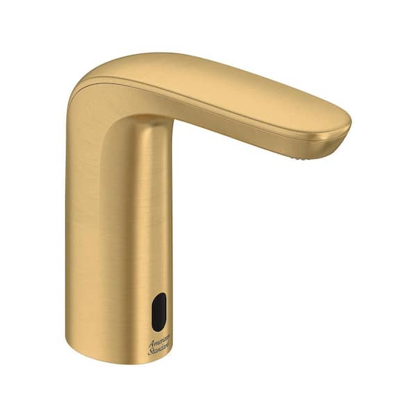NextGen Touchless Single-Hole Top-Install Commercial Bathroom Sink Faucet 0.5 GPM in Brushed Gold - Base Model