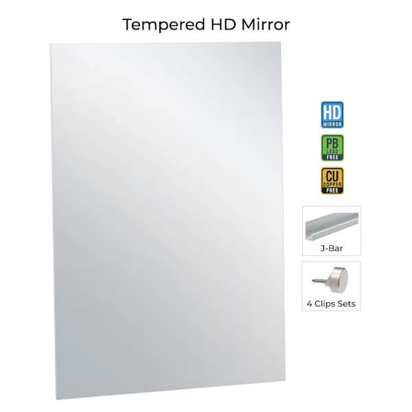 Rectangle Frameless Flat Polish Mirror, How Much Does A Frameless Mirror Cost