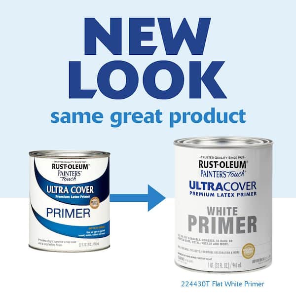 32 oz. Ultra Cover White Primer General Purpose Paint (Case of 2)