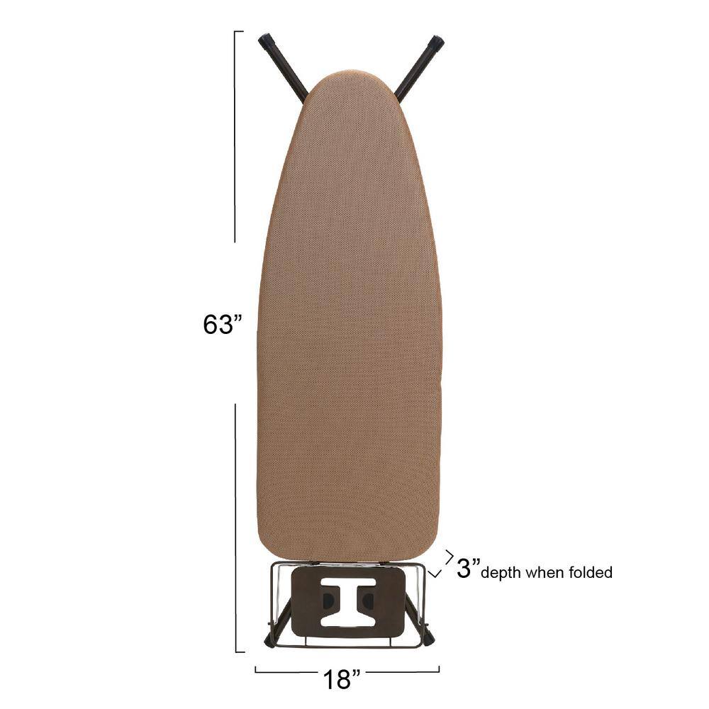 Mega Wide Top Ironing Board with Antique Bronze Frame
