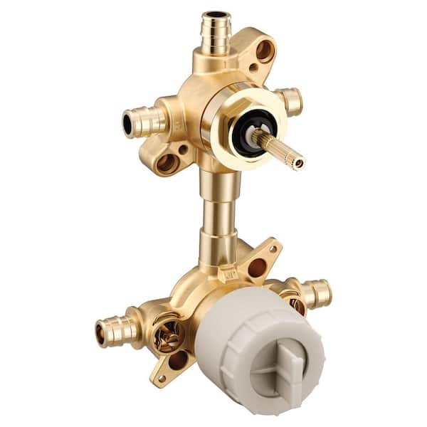 MOEN M-CORE Valve with 2 or 3 Function Integrated Transfer Valve with Cold Expansion PEX Connections and Stops