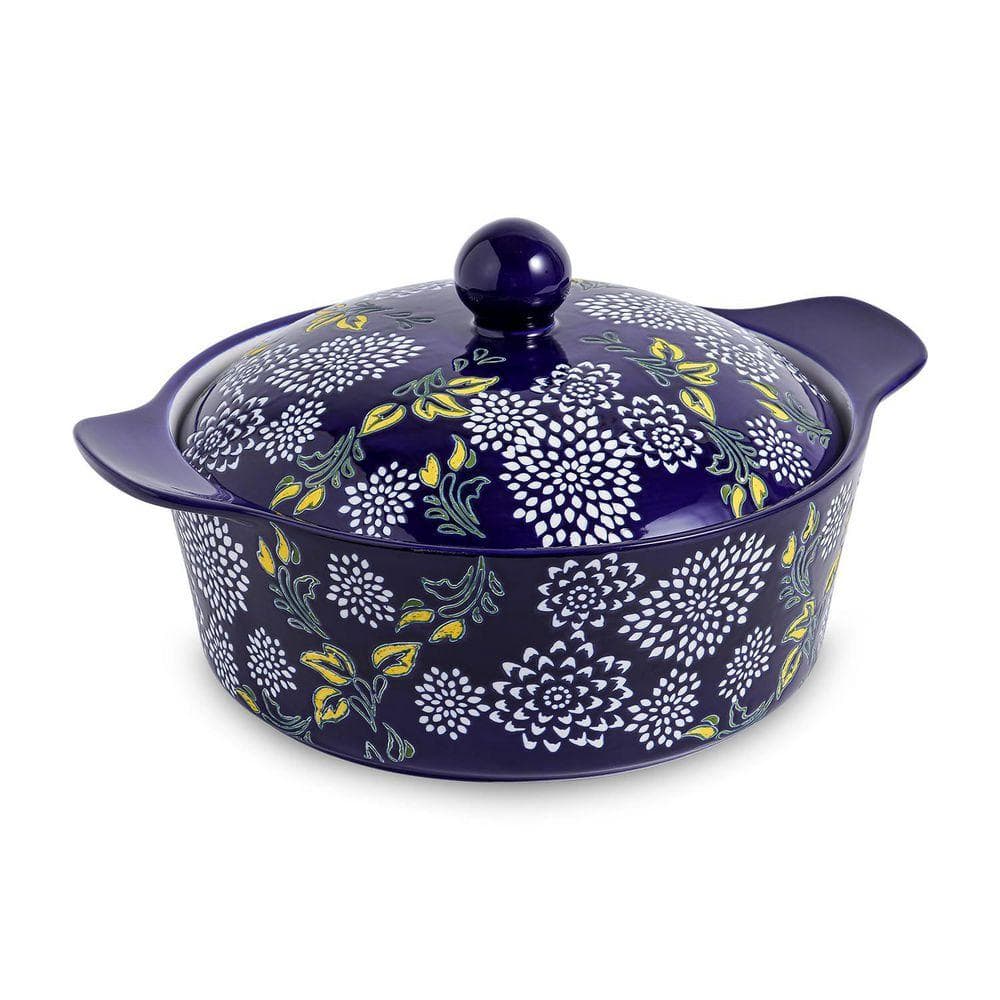 JFVKAF Ceramic Oval Casserole Dish with Lid Porcelain Baking Dish