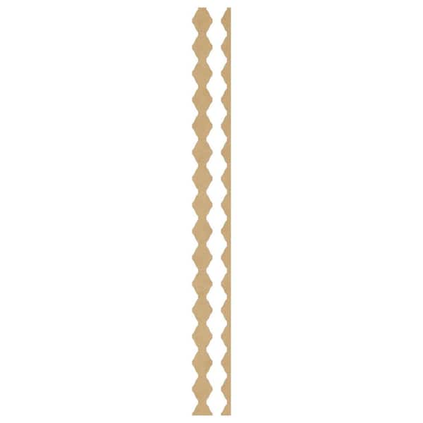 Ekena Millwork Sheyenne 0.125 in. T x 0.2 ft. W x 4 ft. L Grey Acrylic Decorative Wall Paneling 28-Pack