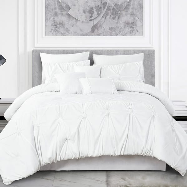 Shatex 7 Piece Queen Size Bedding Comforter Set, Ultra Soft