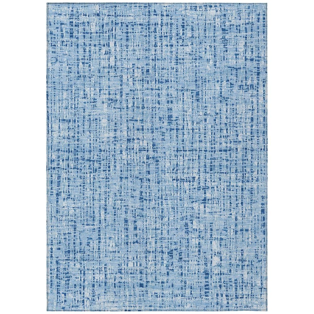 Chantille Machine Washable Indoor/Outdoor Abstract ACN2735 Blue 9 ft. x 12 ft. Area Rug price history on PriceWatchPro