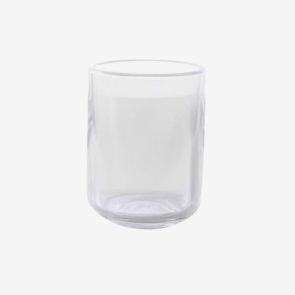 JASPER TUMBLER GLASS CLEAR W/BLACK