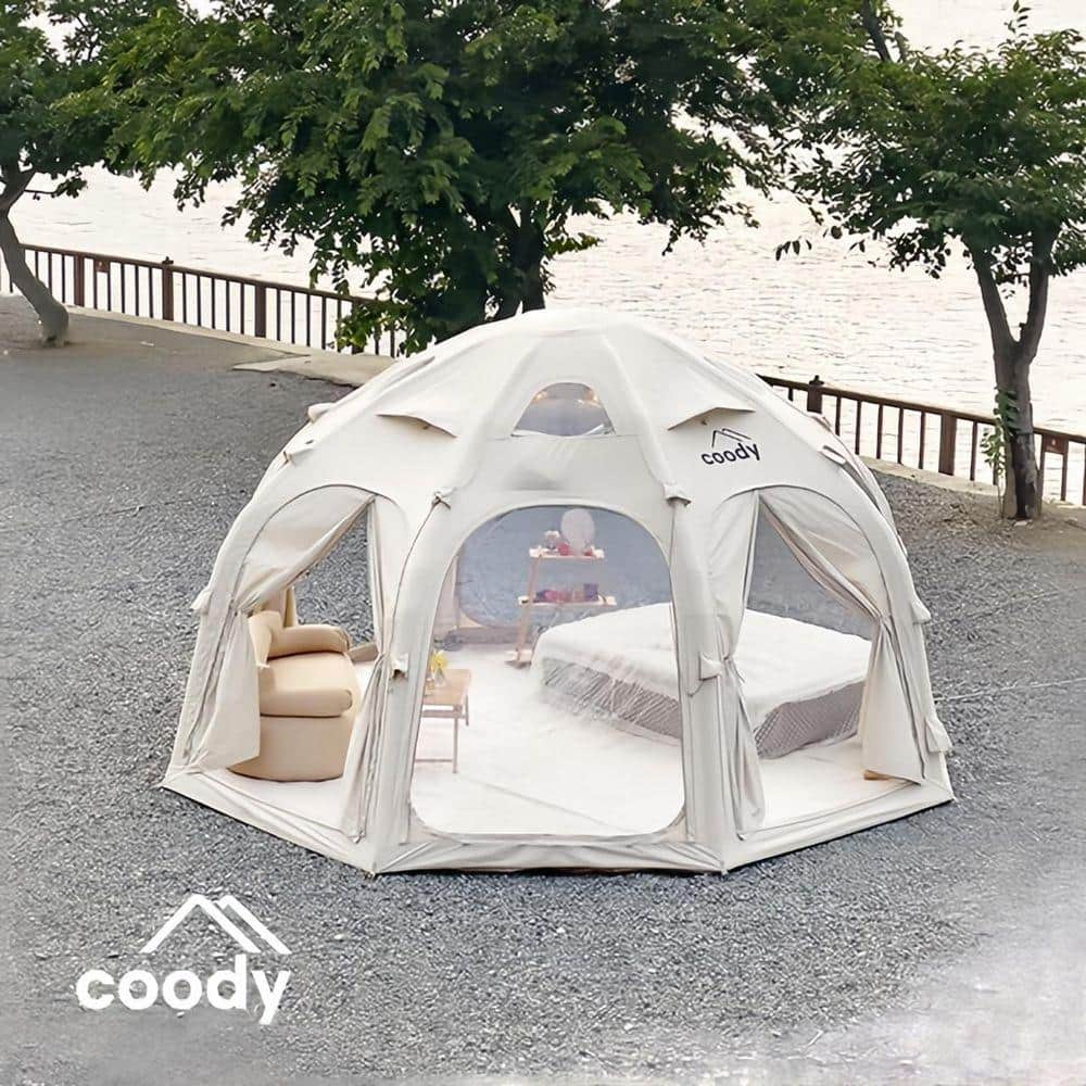 coody 16 ft. x 16 ft. Outdoors Dome Inflatable Tents for Camping
