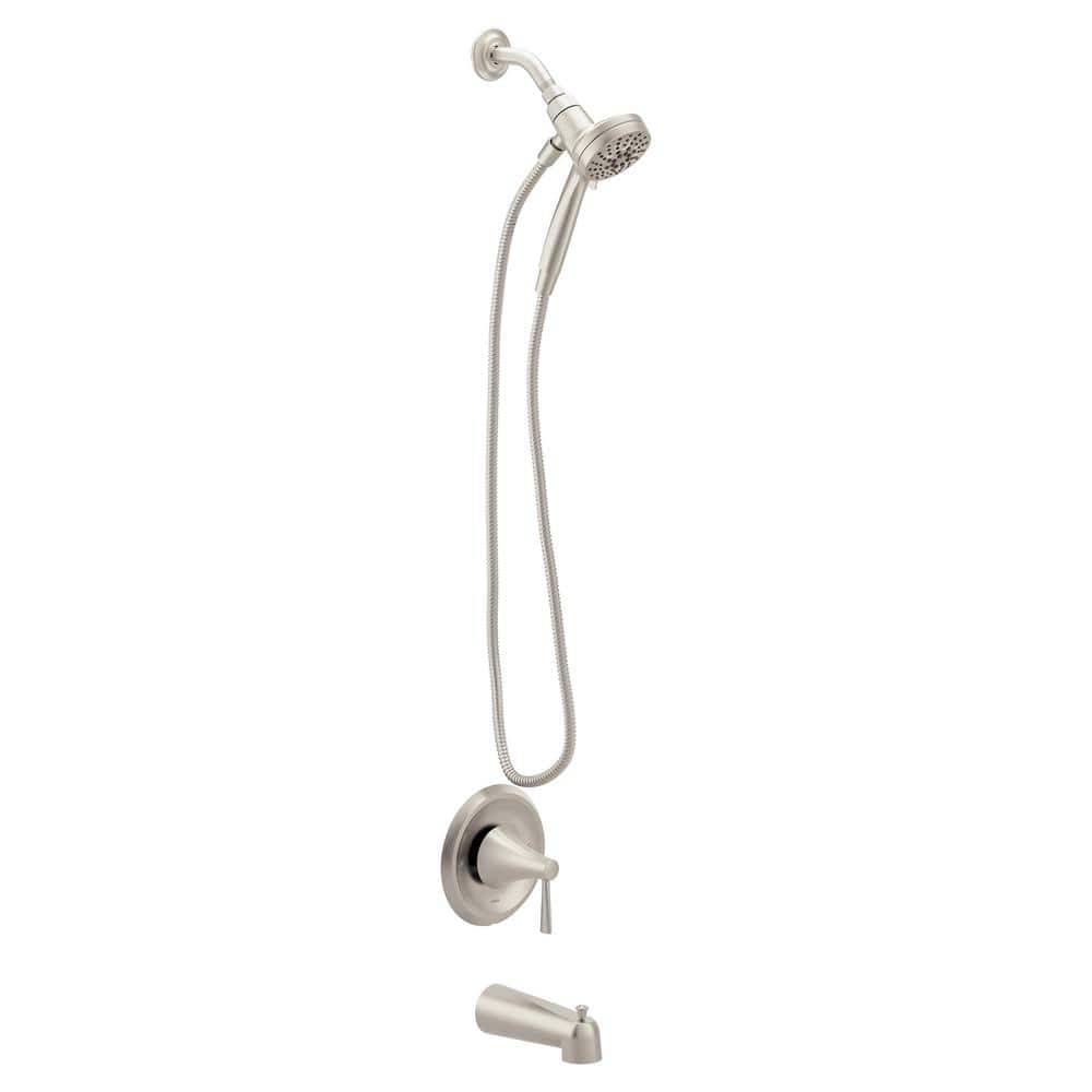 Spot Resist Nickel Handheld Wall Mounted Rain Shower System