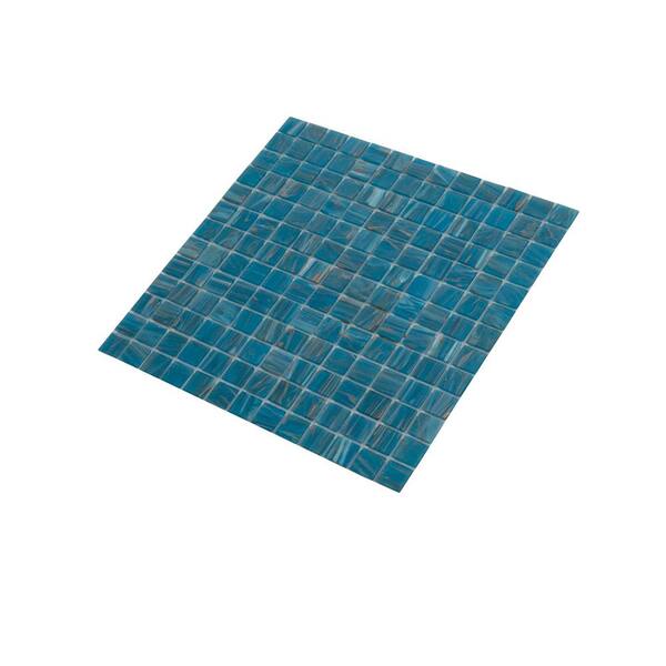 Apollo Tile (Sample) Floor and Wall Tile Blue 4-in x 4-in Matte Glass Uniform Squares Floor and Wall Tile