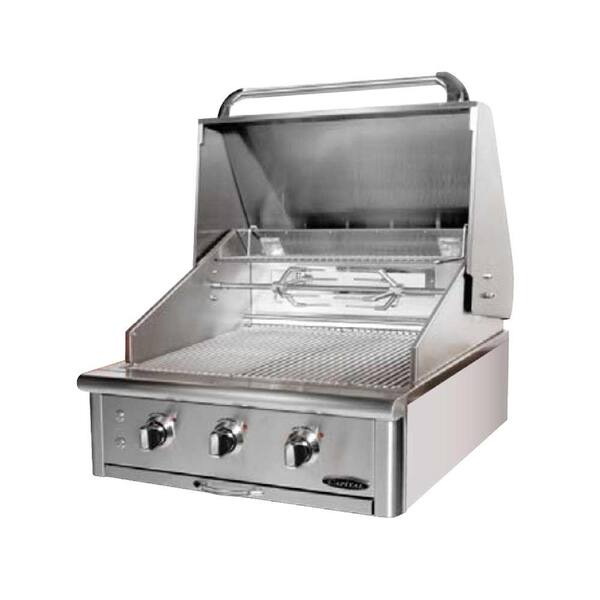 Capital Precision 3-Burner Built-In Stainless Steel Propane Gas Grill
