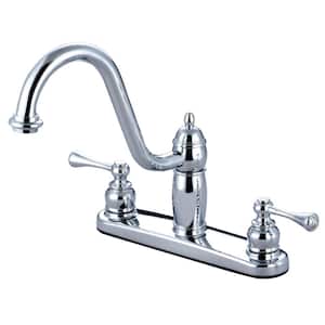 Victorian 2-Handle Kitchen Faucet in Polished Chrome