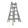 Werner 22 ft. Reach Aluminum 5-in-1 Multi Position Pro Ladder with Built-in Leveling, 375 lb. Load Capacity Type IAA Duty MT-22IAAL