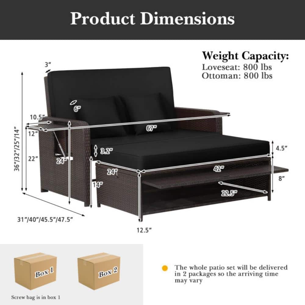 Product dimensions and weight capacity diagram.