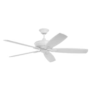 Santori 60 in. Matte White Finish Ceiling Fan w/Remote Control Smart Wi-Fi Enabled, works w/Alexa & Smart Home Devices