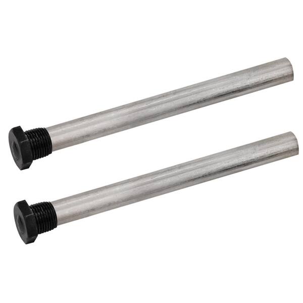 Quick Products 9.5 in. x 1/2 in. NPT Magnesium Anode Rod for Atwood 10 Gal. Water  Heaters (2-Pack) QP-MAR9.5-2PK - The Home Depot