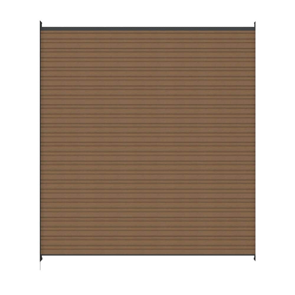 UltraEasy Hybrid Style Enclosures 6 ft. x 6 ft. Peruvian Teak Composite Horizontal Fence Panel Kit with Black Frame price history on PriceWatchPro