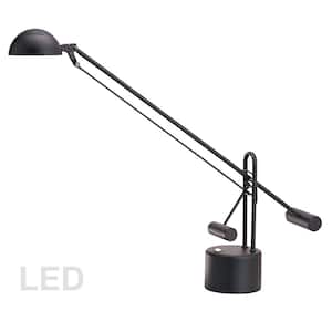 8-Watt Integrated LED Black Table Lamp
