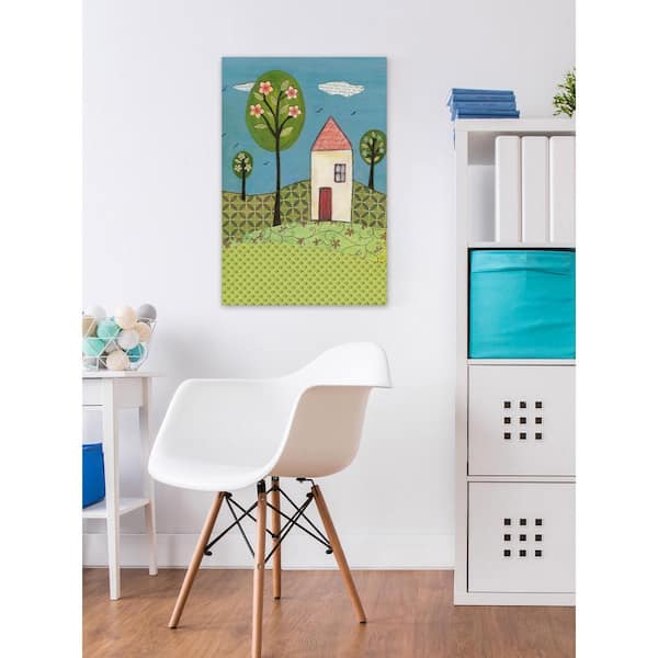 Unbranded 24 in. H x 16 in. W "Little White House" by Sascalia Printed Canvas Wall Art