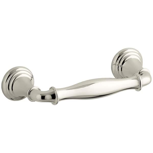 KOHLER Devonshire 3 in. Vibrant Polished Nickel Drawer Center-to-Center Pull