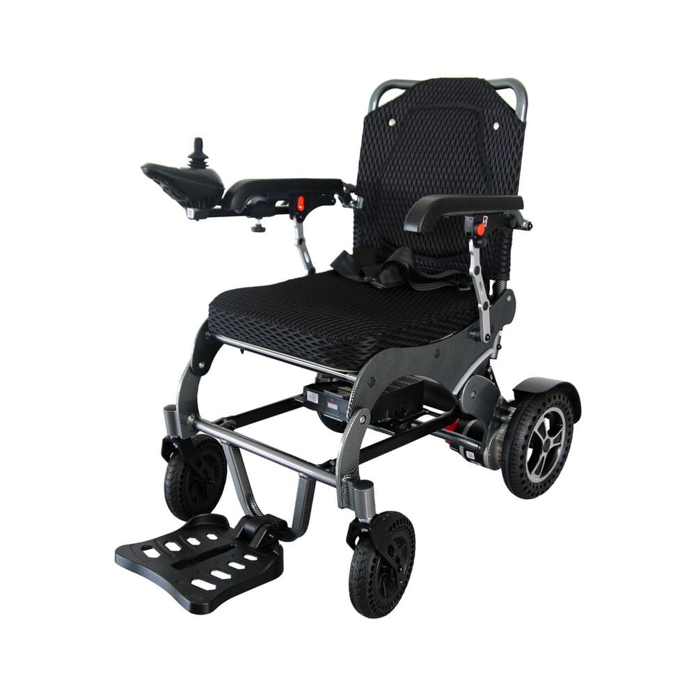 Foldable Electric Wheelchair for Adults in Black, 9.3-Mile Range, 18.1 in. Seat, 250W Motor price history on PriceWatchPro