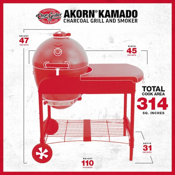 Have a question about Char-Griller AKORN Kamado Kooker 20 in