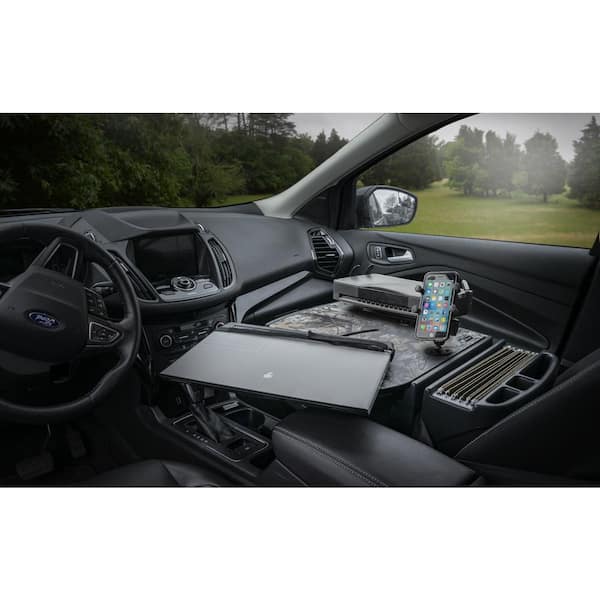 AutoExec Roadmaster Car Desk with X-Grip Phone Mount - Black