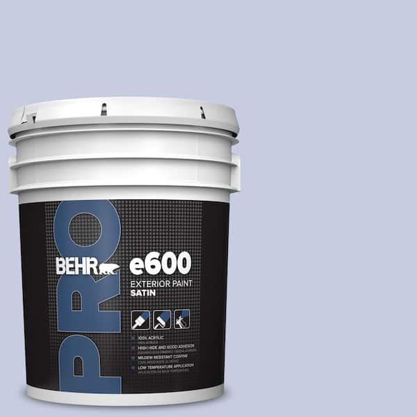 BEHR PRO 5 gal. #620C-2 Lilac Bisque Satin Exterior Paint
