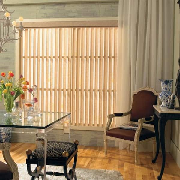 Levolor Fabric Vertical Blinds Pg, Home Depot Patio Door Curtains