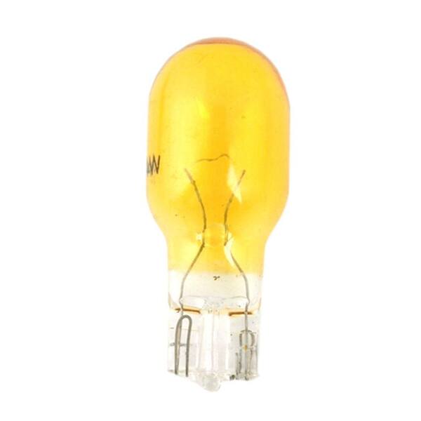 Moonrays 4-Watt Amber Glass T5 Wedge Base Incandescent Replacement Light Bulb (4-Pack)