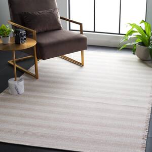 Augustine Ivory/Beige 6 ft. x 10 ft. Striped Area Rug