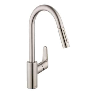 hansgrohe Joleena 1-Handle 16-inch Tall Kitchen Faucet with Pull Down Sprayer... 