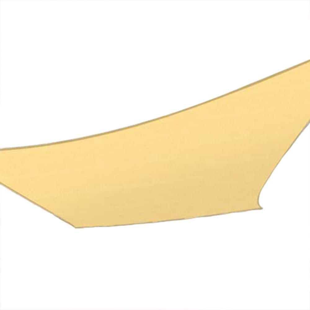 16 ft. x 20 ft. Sand Rectangular UV Block Sun Shade Sail Outdoor Cover for Deck Backyard with D-Rings price history on PriceWatchPro