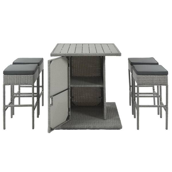 outdoor dining set with storage