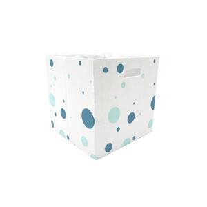 12 in. H x 12 in. W x 12 in. D Multi-Colored Fabric Cube Storage Bin 2-Pack