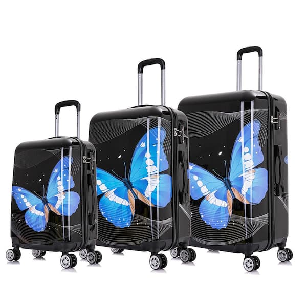 Butterfly hardside luggage on sale