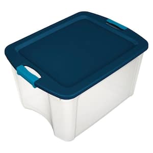18-Gal. Latch and Carry Storage Tote